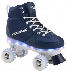 Роликовые коньки HUDORA Advanced navy LED разм. 37/38 синие