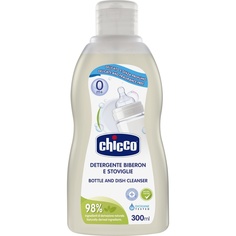 Средство для мытья детской посуды Chicco подходит для пустышек и бутылочек
