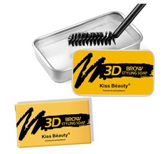 Гель Kiss Beauty для укладки бровей 3D Brow Styling Soap 3D эффект