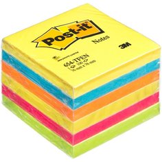 Бумага для заметок Post-it Двойная радуга 76x76 мм 100 листов