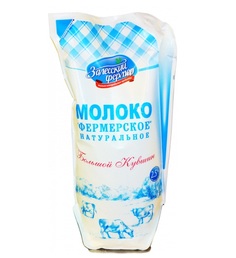 МОЛОКО ФЕРМЕРСКОЕ ПАСТЕРИЗОВАННОЕ БЗМЖ ЖИР. 2.5 % 1250 Г КУВШИН ЗАЛЕССКИЙ ФЕРМЕР РОССИЯ