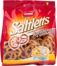 Крендели с солью Saltletts premium baked 150 г