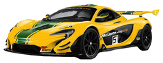 Радиоуправляемая машинка Rastar McLaren P1 GTR желтая 75000Y