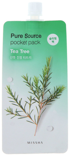 Маска для лица MISSHA Pure Source Pocket Pack - Tea Tree 10 мл