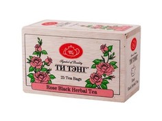 Чай черный в пакетиках для чашки Ти Тэнг Rose в деревянном пенале 25*2 г