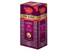 Чай черный в пакетиках для чашки Ти Тэнг Platinum Tea 25*2.5 г