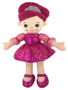 Кукла мягконабиваная, балерина, 30 см, цвет розовый A Btoys