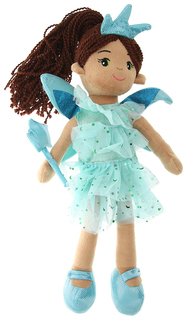 Кукла мягконабивная в голубом платье "Фея", 45 см A Btoys
