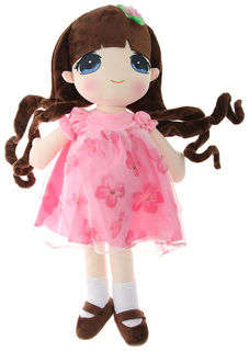 Кукла мягконабивная в розовом платье, 50 см A Btoys