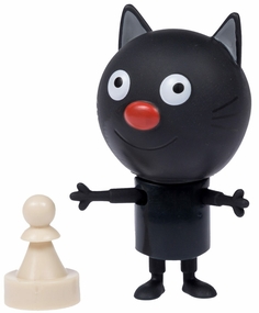 Фигурка 1 TOY Три кота Котенок Сажик 7,6 см Т16179