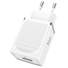 Сетевое зарядное устройство Hoco C42A, 1xUSB, 3 A, white