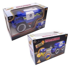 Машинка инерционная ABtoys Полиция, со световыми и звуковыми эффектами