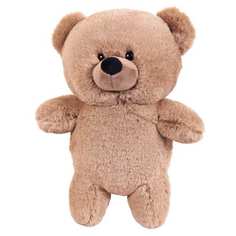 Мягкая игрушка Abtoys Флэтси. Медведь коричневый серый, 27см