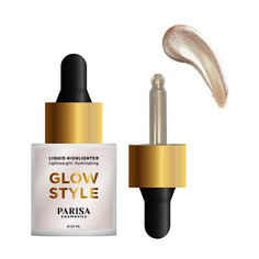 Жидкий хайлайтер для лица PARISA Cosmetics Glow Style тон 01