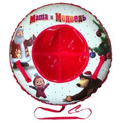 Тюбинг 1TOY Маша и Медведь, 85 см