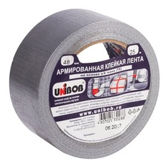 Клейкая лента АРМИРОВАННАЯ, ТКАНЕВАЯ ОСНОВА, UNIBOB, 29836