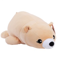 Мягкая игрушка ABtoys Super soft, Медведь бежевый, 45 см