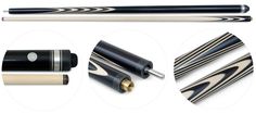 Weekend Кий / пирамида 2-pc "Классика" (черный граб, граб) 13 запилов