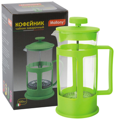 Френч-пресс Mallony 0,6л, в ассортименте