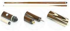 Weekend Кий / пирамида 2-pc "Классика" (термограб, светло-коричневый, белый) 13 запилов