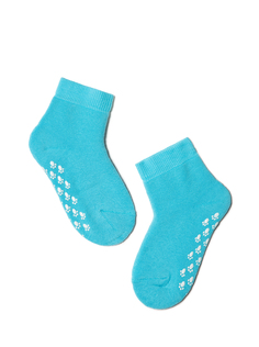 Носки детские Conte Kids SOF-TIKI (антискользящие) 7С-53СП, р.14, 000 бирюза
