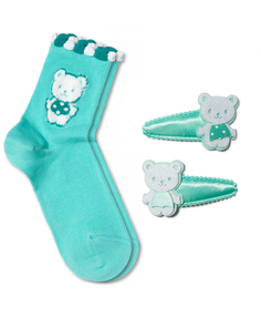 Носки детские Conte Kids TIP-TOP (с заколками для волос) 17С-88СП, р.14, 288 бирюза