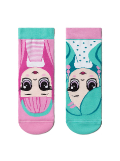 Носки детские Conte Kids ВЕСЕЛЫЕ НОЖКИ 17С-10СП, р.18, 463 мальва-бирюза