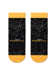 Носки детские Conte Kids TIP-TOP (стразы, люрекс) 17С-22СП, р.18, 285 черный-желтый