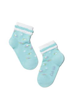 Носки детские Conte Kids TIP-TOP (с пикотом) 14С-15СП,13С-44СП, р.12,189 светло-бирюзовый
