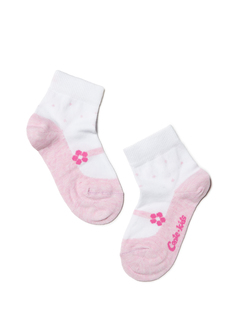 Носки детские Conte Kids TIP-TOP 5С-11СП, р.12, 255 белый-светло-розовый