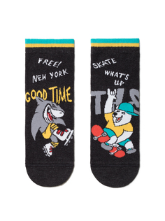 Носки детские Conte Kids ВЕСЕЛЫЕ НОЖКИ 17С-10СП, р.22, 479 черный