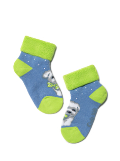Носки детские Conte Kids SOF-TIKI (с отворотом) 6С-19СП, р.14, 221 светлый джинс