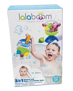 Игрушка развивающая Lalaboom Ведерко для купания, 12 предметов BL510