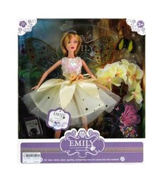 Кукла ABtoys Emily Сиреневая серия Фея (бежевое платье), аксессуары, 30см WJ-12684 Jiangsu Holly Everlasting Inc.