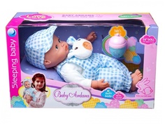 Пупс ABtoys Baby Ardana 40см в конбинезоне Олененок с бутылочкой в коробке WJ-B8775 Jiangsu Holly Everlasting Inc.