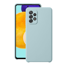 Чехол DEPPA Liquid Silicone для Samsung Galaxy A52; голубой [870116]