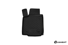 Коврики в салон SKODA Octavia Tour 1996->, 4 шт. (полиуретан, серые) Element