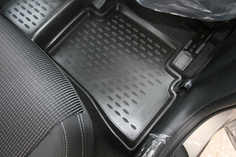 Коврики 3D в салон KIA Sportage, 2016->, 4 шт. (полиуретан) Element