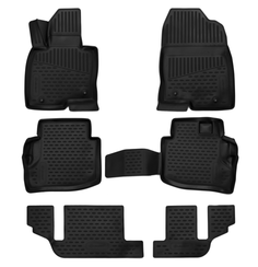 Коврики 3D в салон MAZDA CX-9, 2017->, кросс., 6 шт. (полиуретан) Element