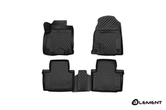 Коврики 3D в салон HAVAL H2, 09/2014->, 4 шт. (полиуретан) Element