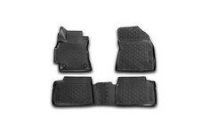 Коврики 3D в салон LIFAN Cebrium, 2014->, 4 шт. (полиуретан) Element