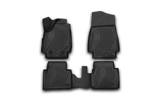 Коврики 3D в салон LADA 4х4 3D, 2009->, 4 шт. (полиуретан) Element