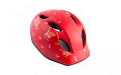 Велосипедный шлем Met Buddy, red animals matt, One Size