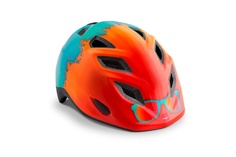 Велосипедный шлем Met Elfo, orange surf glossy, One Size