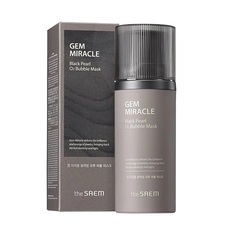 Маска для лица The Saem Gem Miracle Black Pearl O2 Bubble Mask 105 гр