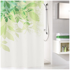 Штора для ванной Kleine Wolke Floresta 5912600305 Зеленая