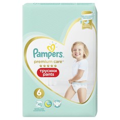 Трусики Pampers Premium Care 15+ кг, размер 6, 42 шт.