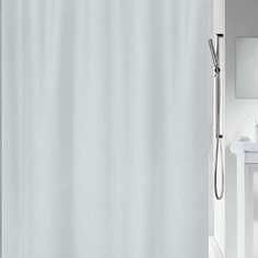Штора для ванной комнаты Spirella Maya, 180х200см, полиэстер, цвет серый