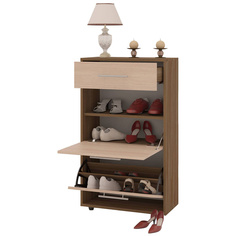 Обувница СОКОЛ ТП-2; венге/дуб беленый