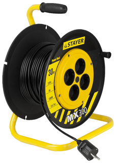 Удлинитель силовой STAYER 55073-30 , 4 розетки , 30 м
